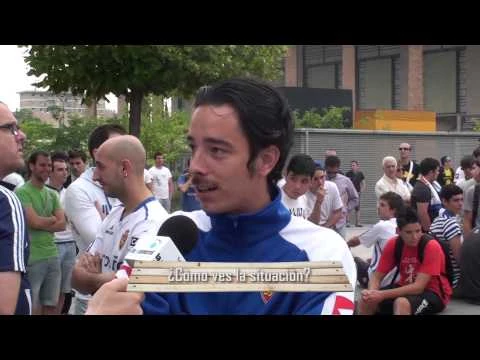 Concentración en las oficinas del R.Zaragoza @LaGeneral_TV